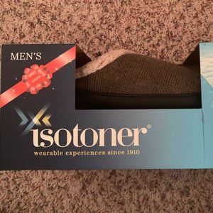 Isotoner Memory Foam Smokey Taupe Clog Slipper